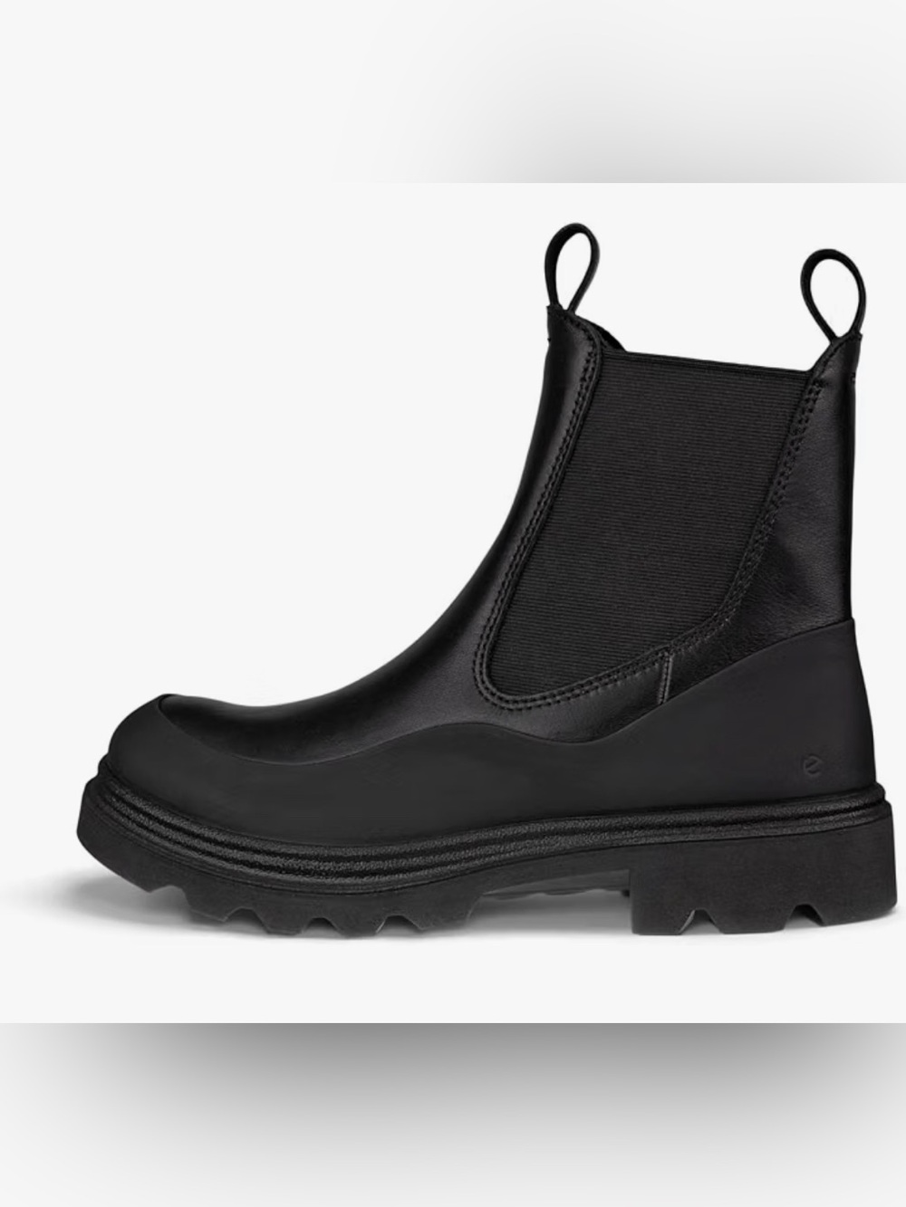 Ecco Grainer 20 Double Gore Chelsea Boot In Black Women’s Size 5 New $225